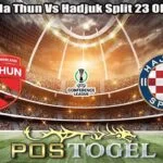 Prediksi Bola Thun Vs Hadjuk Split 23 Oktober 2026